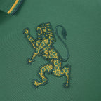 Men's 3D Lion Polo: Slim Fit, Bold Embroidery, Premium Pique S - Shop Giordano