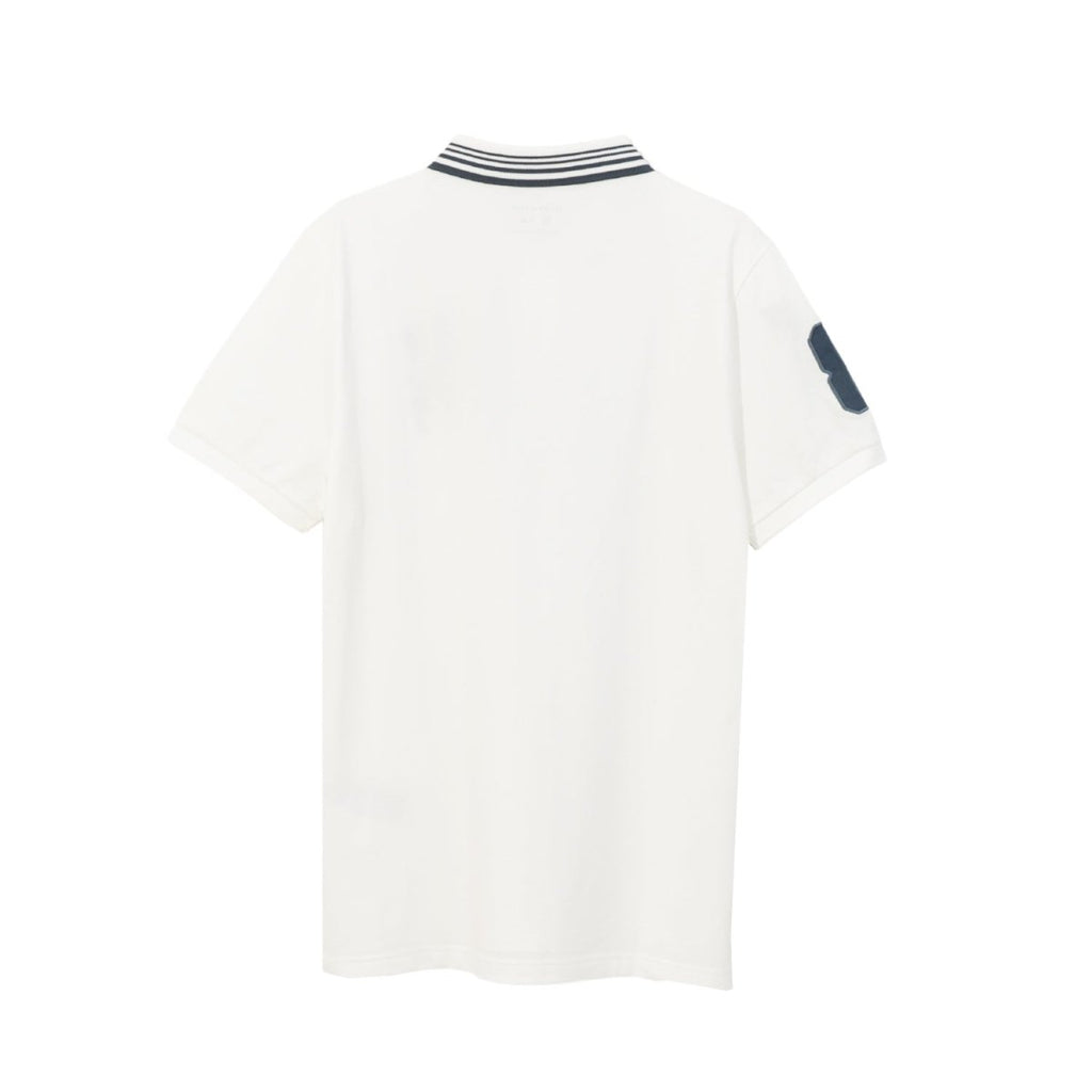Giordano Men's 3D Lion Polo: Slim Fit, Bold Embroidery, Premium Pique - Premium Polo