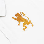 Men's 3D Lion Polo: Slim Fit, Bold Embroidery, Premium Pique S - Shop Giordano
