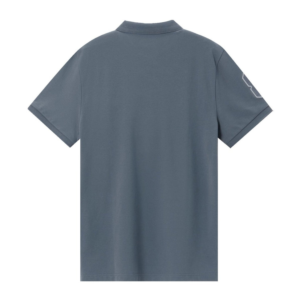 Men's 3D Lion Polo: Slim Fit, Bold Embroidery, Premium Pique S - Shop Giordano