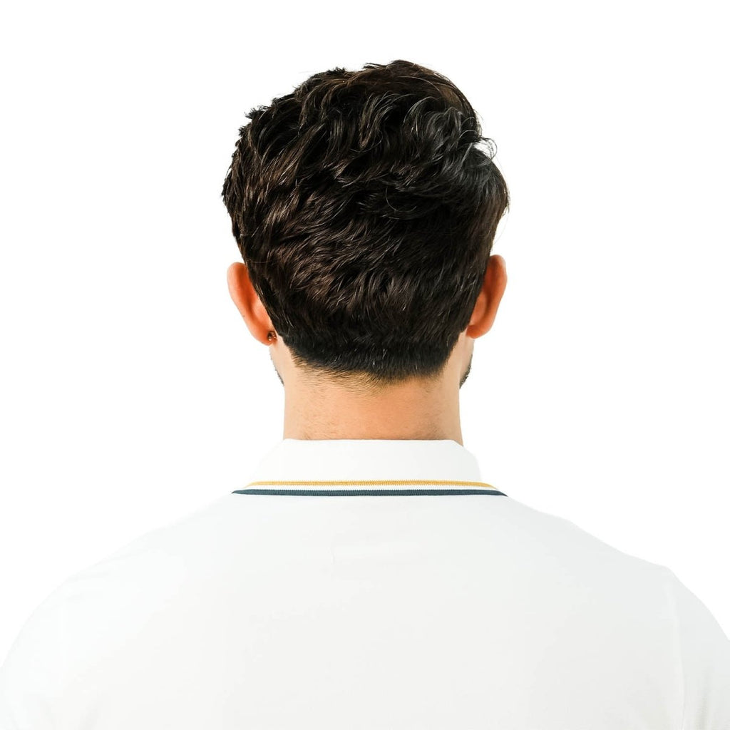 Men's 3D Lion Polo: Slim Fit, Bold Embroidery, Premium Pique S - Shop Giordano