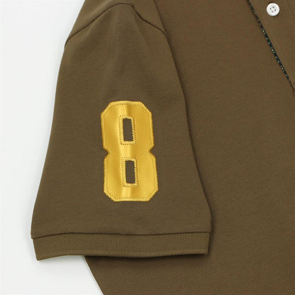 Men's 3D Lion Polo: Slim Fit, Bold Embroidery, Premium Pique - Giordano