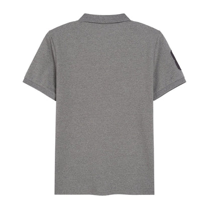 Men's 3D Lion Polo: Slim Fit, Bold Embroidery, Premium Pique - Giordano