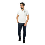 Men's 3D Lion Polo: Slim Fit, Bold Embroidery, Premium Pique S - Shop Giordano