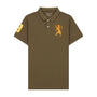 Men's 3D Lion Polo: Slim Fit, Bold Embroidery, Premium Pique S - Shop Giordano