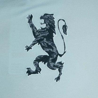 Men's 3D Lion Polo: Slim Fit, Bold Embroidery, Premium Pique - Giordano