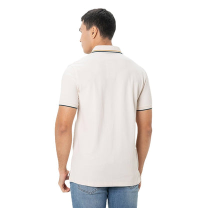 Men's 3D Lion Polo: Slim Fit, Bold Embroidery, Premium Pique - Giordano