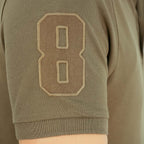 Men's 3D Lion Polo: Slim Fit, Bold Embroidery, Premium Pique S - Shop Giordano