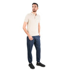 Men's 3D Lion Polo: Slim Fit, Bold Embroidery, Premium Pique S - Shop Giordano