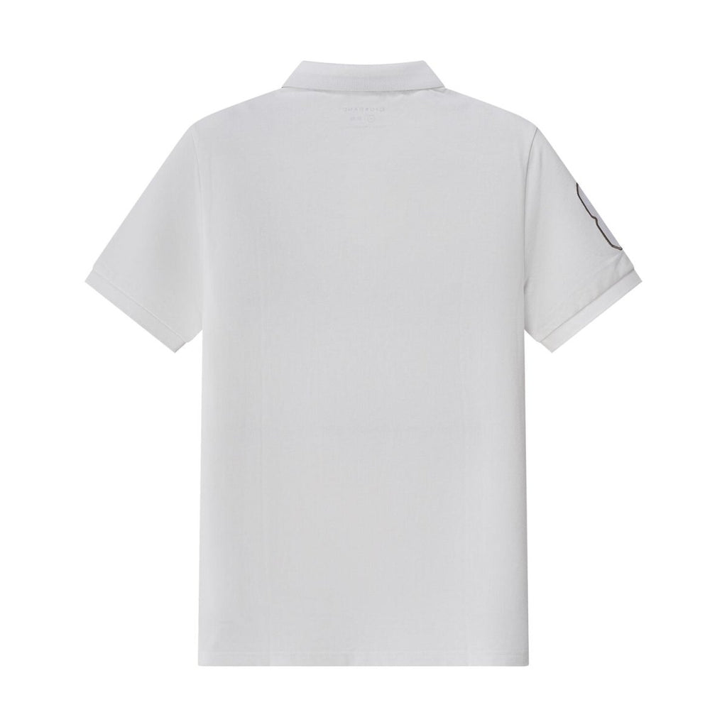 Men's 3D Lion Polo: Slim Fit, Bold Embroidery, Premium Pique S - Shop Giordano