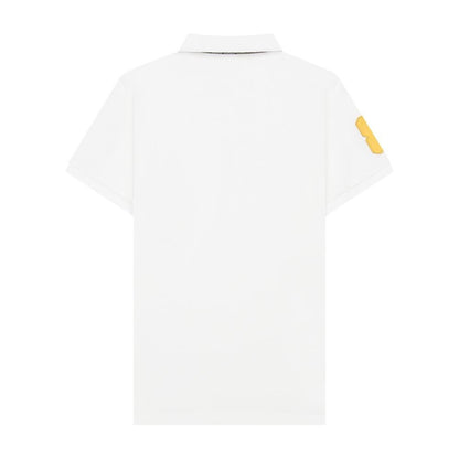 Men's 3D Lion Polo: Slim Fit, Bold Embroidery, Premium Pique - Giordano