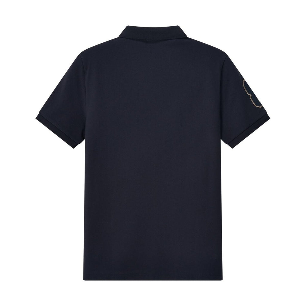 Men's 3D Lion Polo: Slim Fit, Bold Embroidery, Premium Pique S - Shop Giordano