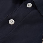 Men's 3D Lion Polo: Slim Fit, Bold Embroidery, Premium Pique S - Shop Giordano