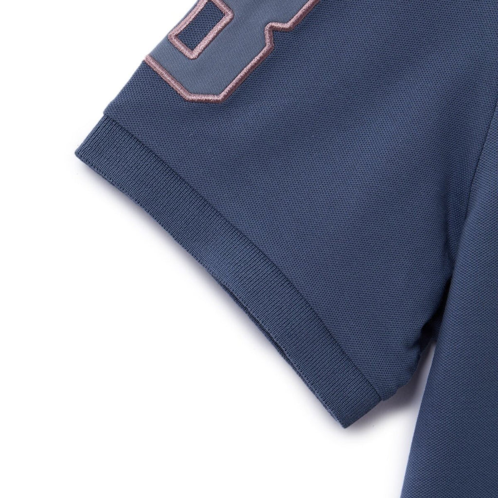 Men's 3D Lion Polo: Slim Fit, Bold Embroidery, Premium Pique S - Shop Giordano