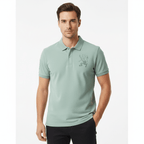 Men's 3D Lion Polo: Slim Fit, Bold Embroidery, Premium Pique S - Shop Giordano