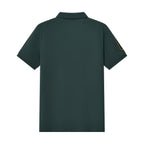 Men's 3D Lion Polo: Slim Fit, Bold Embroidery, Premium Pique S - Shop Giordano