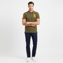 Men's 3D Lion Polo: Slim Fit, Bold Embroidery, Premium Pique S - Shop Giordano
