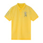 Men's 3D Lion Polo: Slim Fit, Bold Embroidery, Premium Pique XS - Shop Giordano