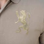 Men's 3D Lion Polo: Slim Fit, Bold Embroidery, Premium Pique XS - Shop Giordano