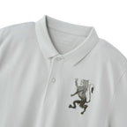 Men's 3D Lion Polo: Slim Fit, Bold Embroidery, Premium Pique XS - Shop Giordano