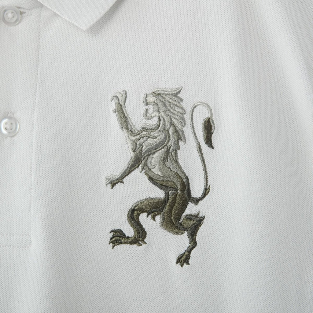 Men's 3D Lion Polo: Slim Fit, Bold Embroidery, Premium Pique XS - Shop Giordano