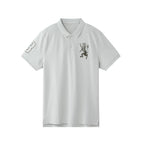 Men's 3D Lion Polo: Slim Fit, Bold Embroidery, Premium Pique XS - Shop Giordano