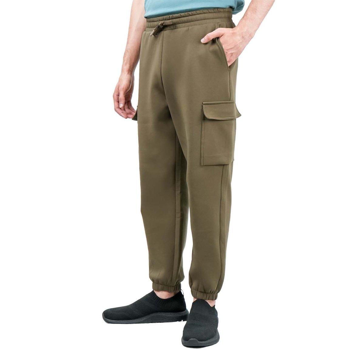 Men's Air Knit Joggers: Relaxed Tapered Fit, Elastic Waist Comfort - Giordano