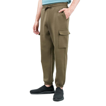 Men's Air Knit Joggers: Relaxed Tapered Fit, Elastic Waist Comfort - Giordano