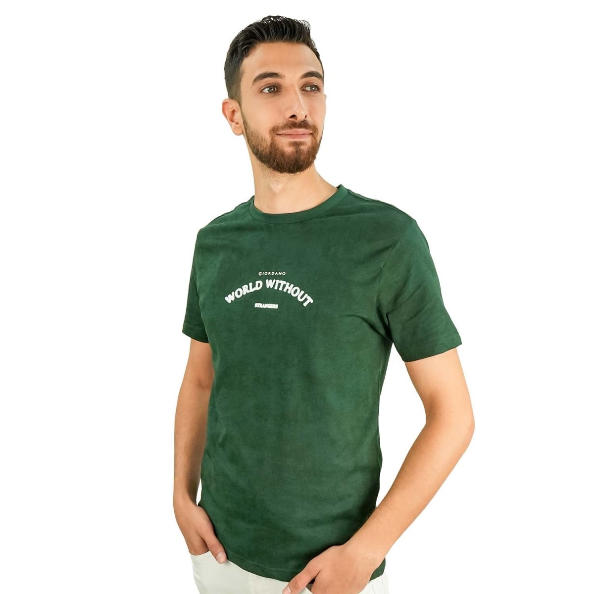 Men's All - Over Print Slim Fit Tee - Giordano