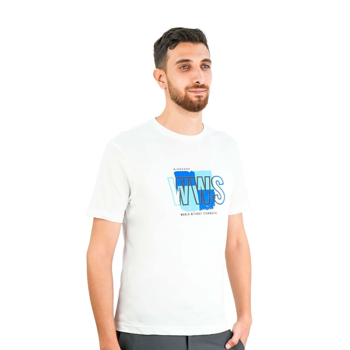 Men's All - Over Print Slim Fit Tee - Giordano