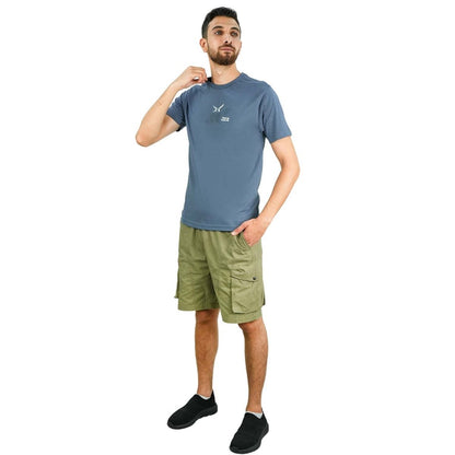 Men's All - Over Print Slim Fit Tee - Giordano