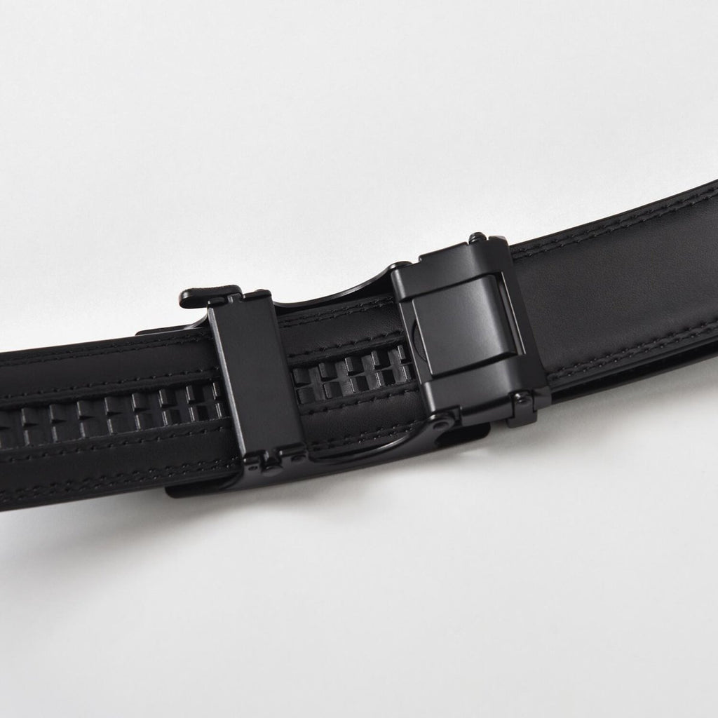 Men’S Automatic Buckle Leather Belt M - Shop Giordano