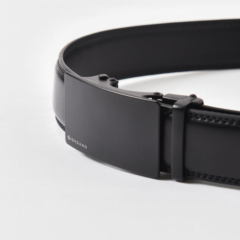 Men’S Automatic Buckle Leather Belt M - Shop Giordano