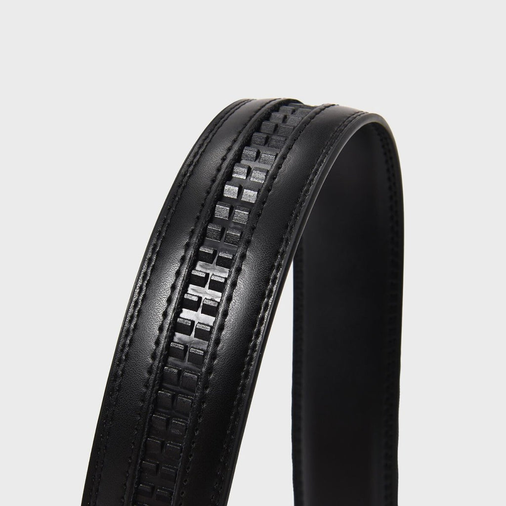 Men’S Automatic Buckle Leather Belt M - Shop Giordano