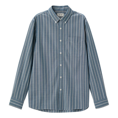Men's Bamboo Blend Twill Shirt | Slim Fit, Cool Comfort - Giordano