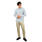 Giordano Men's Bamboo Blend Twill Shirt | Slim Fit, Cool Comfort - Premium Shirts