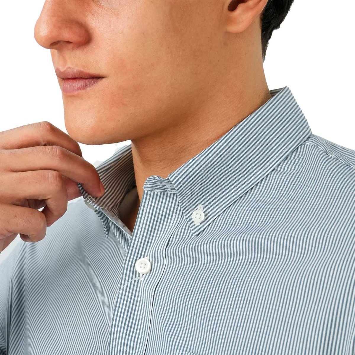 Giordano Men's Bamboo Blend Twill Shirt | Slim Fit, Cool Comfort - Premium Shirts