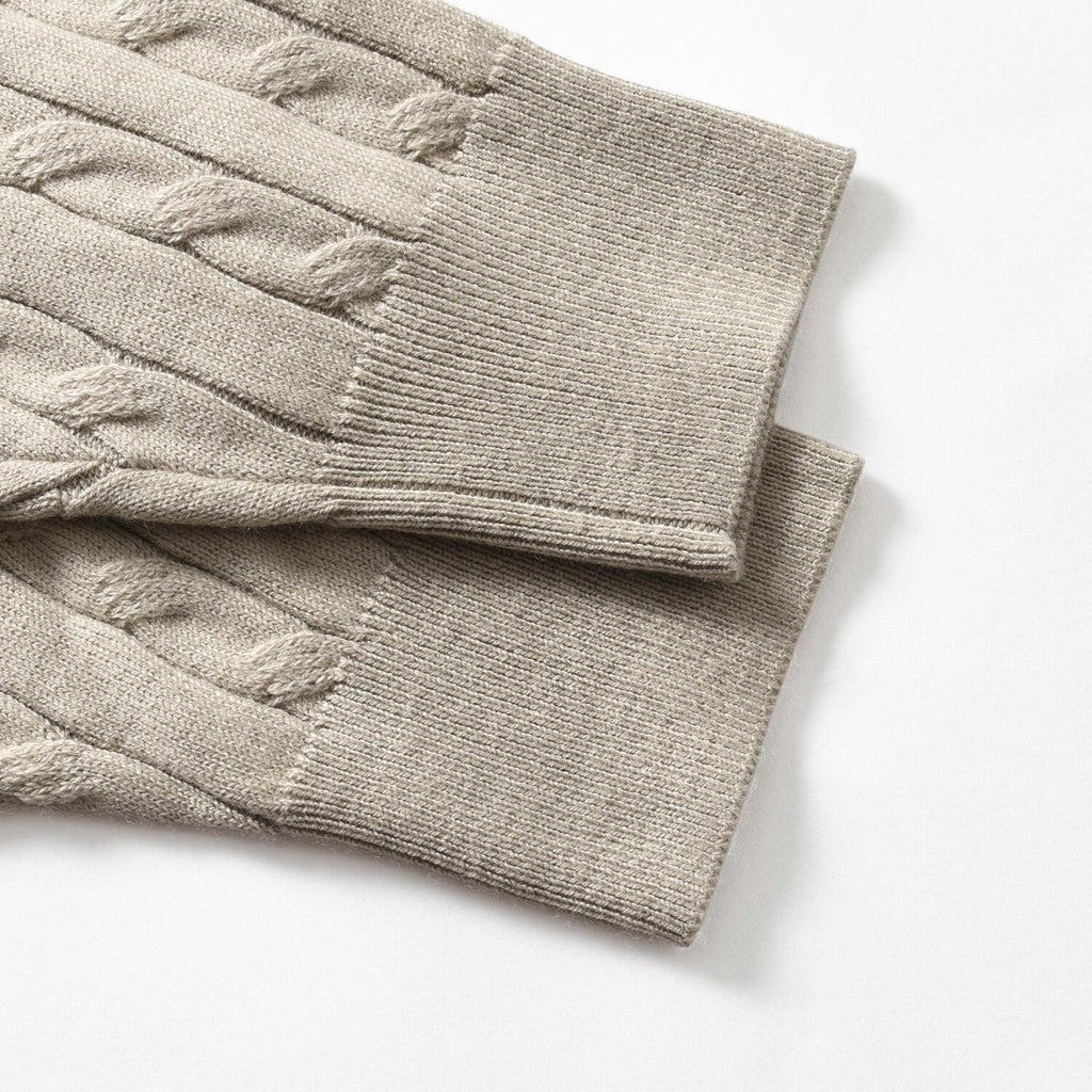 Men’S Cable Knit Crew Neck Long Sleeve Sweater S - Shop Giordano