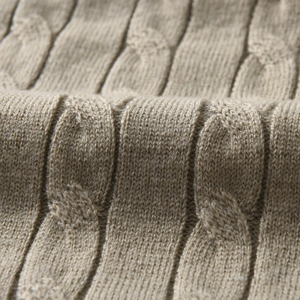 Men’S Cable Knit Crew Neck Long Sleeve Sweater S - Shop Giordano