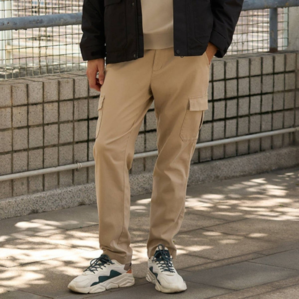 Men's Cargo Pants: Relax Tapered Fit, Stretch Twill 30 - Shop Giordano
