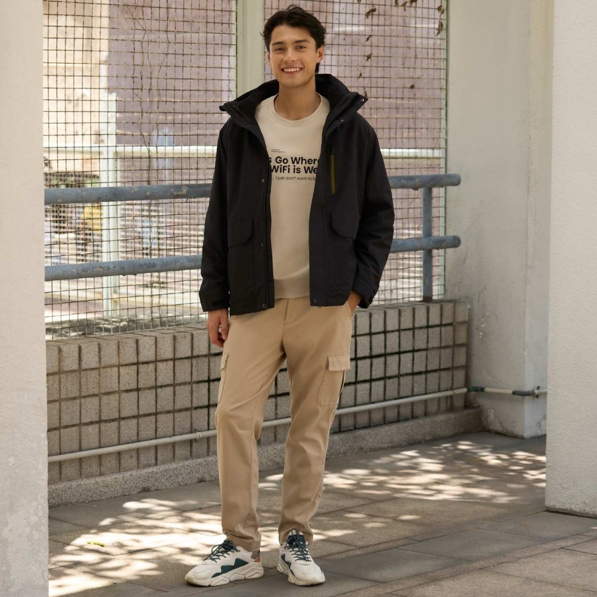 Men's Cargo Pants: Relax Tapered Fit, Stretch Twill 30 - Shop Giordano