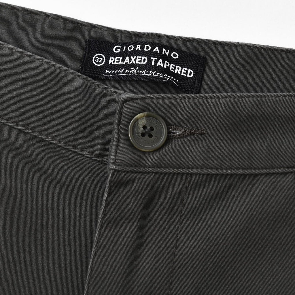 Men's Cargo Pants: Relax Tapered Fit, Stretch Twill 30 - Shop Giordano