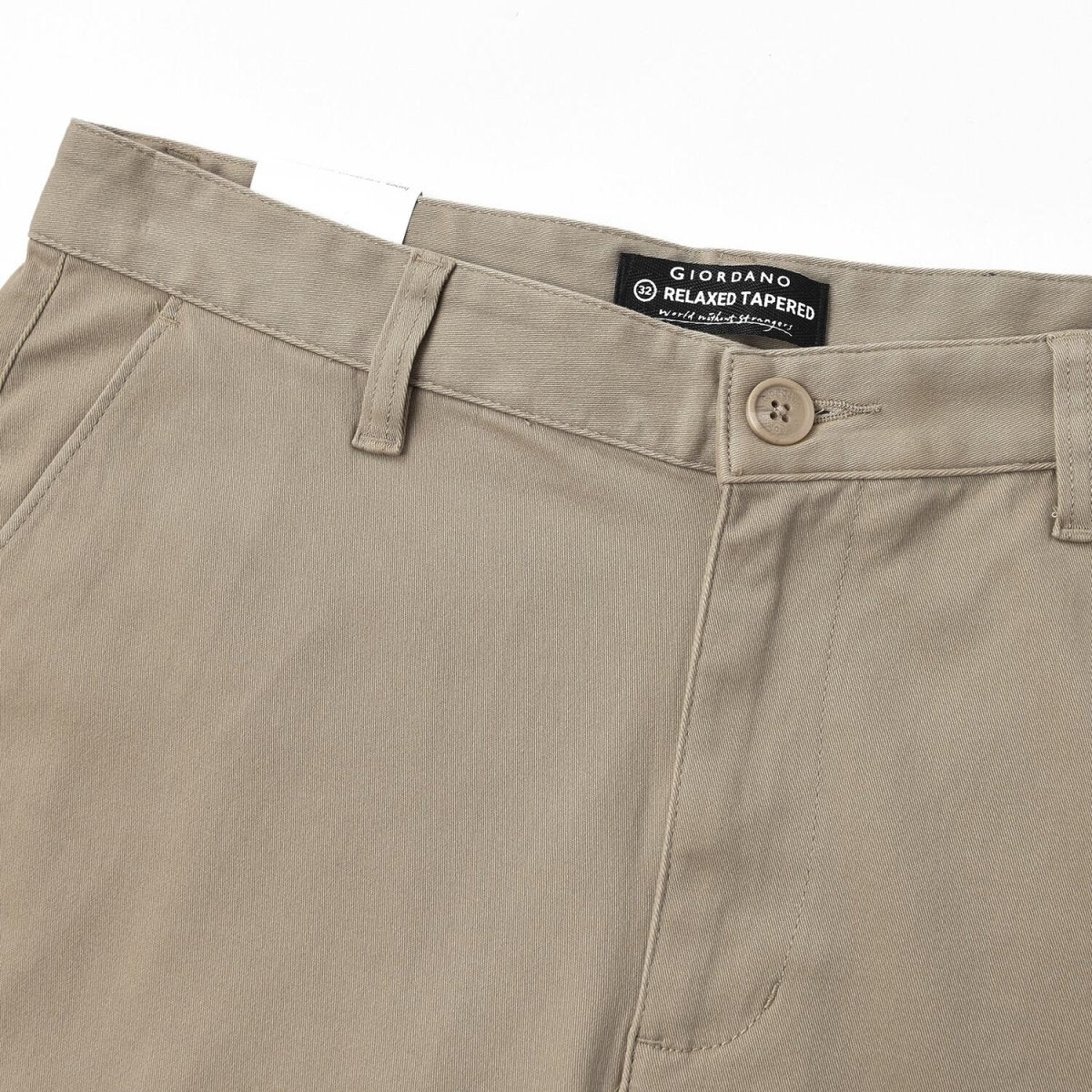 Men's Cargo Pants: Relax Tapered Fit, Stretch Twill - Giordano