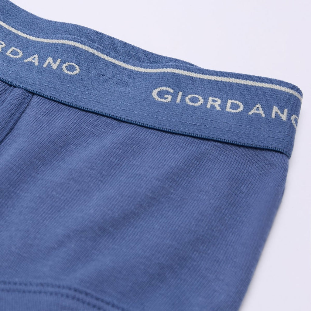 Giordano Men's Classic Cotton Rib Briefs 6 - Pack Essentials - first_variant_option_2 Premium Briefs for Giordano