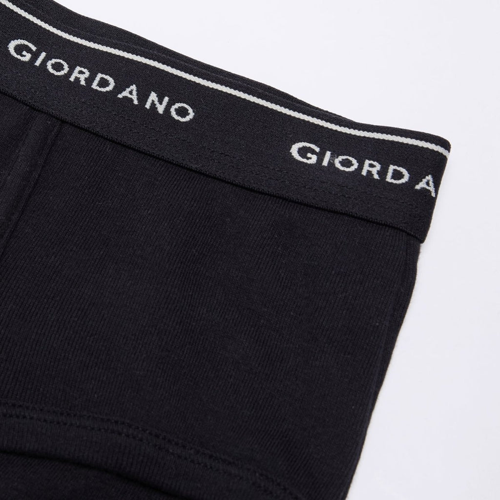 Giordano Men's Classic Cotton Rib Briefs 6 - Pack Essentials - first_variant_option_2 Premium Briefs for Giordano