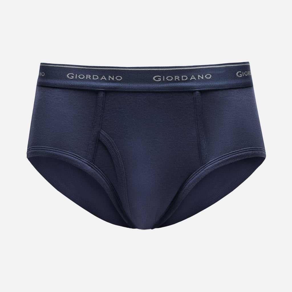 Giordano Men's Classic Cotton Rib Briefs 6 - Pack Essentials - first_variant_option_2 Premium Briefs for Giordano