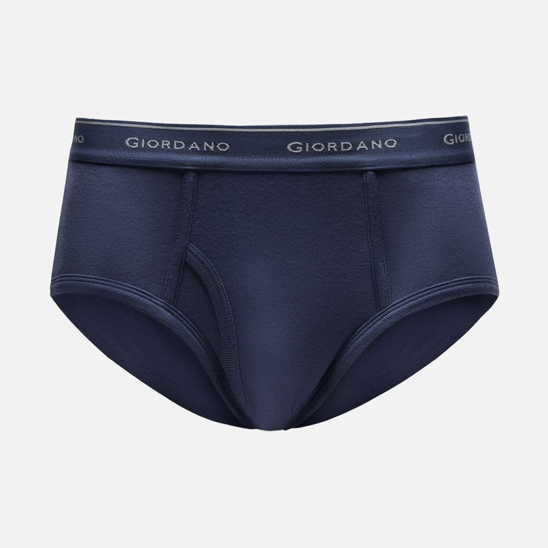 Giordano Men's Classic Cotton Rib Briefs 6 - Pack Essentials - first_variant_option_2 Premium Briefs for Giordano