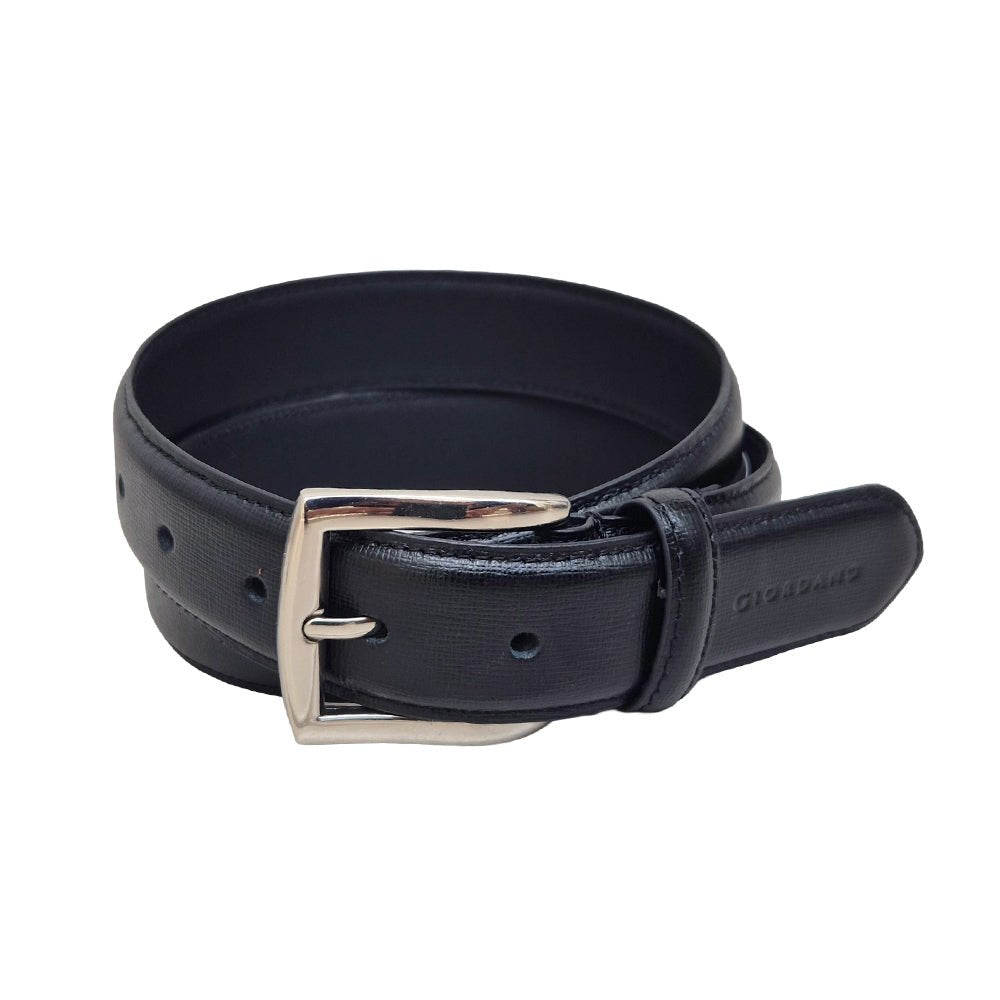 Men's Classic Leather Belt - Durable Everyday Style - Giordano