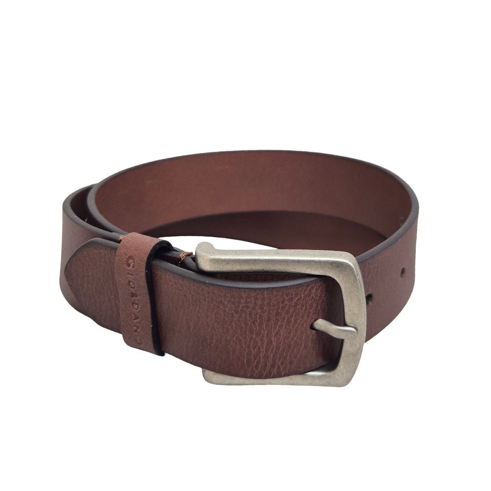 Men's Classic Leather Belt - Durable Everyday Style - Giordano