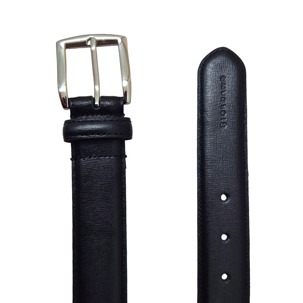 Men's Classic Leather Belt - Durable Everyday Style - Giordano